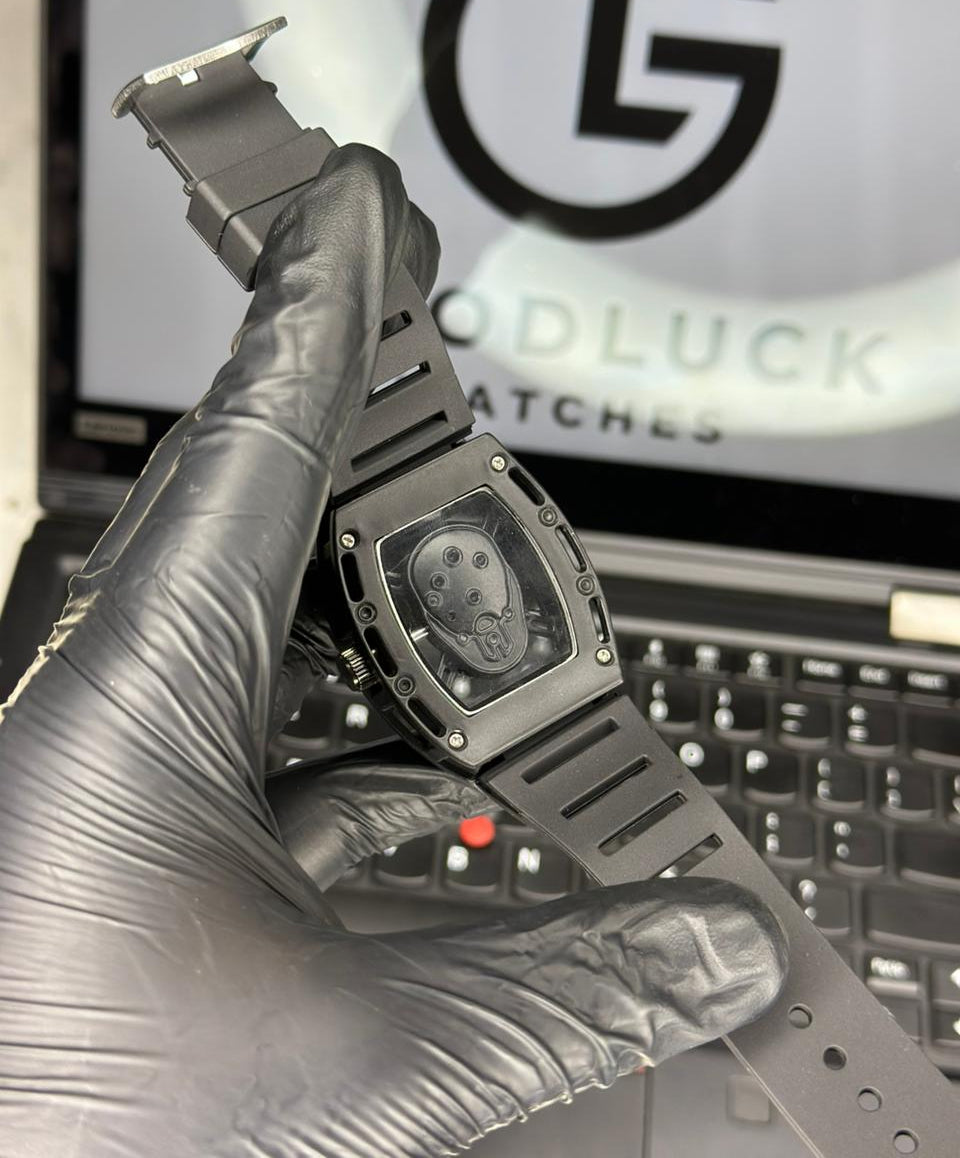 Matte Black Luxury Watch