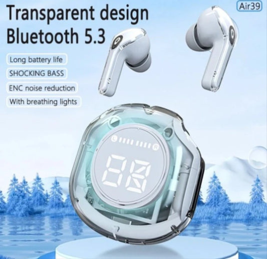 Air39 Transparent Bluetooth 5.3 TWS Earbuds