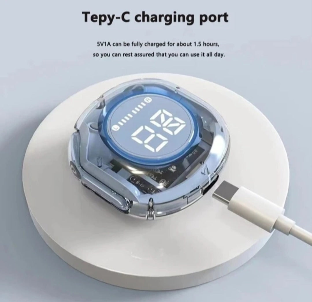 Air39 Transparent Bluetooth 5.3 TWS Earbuds