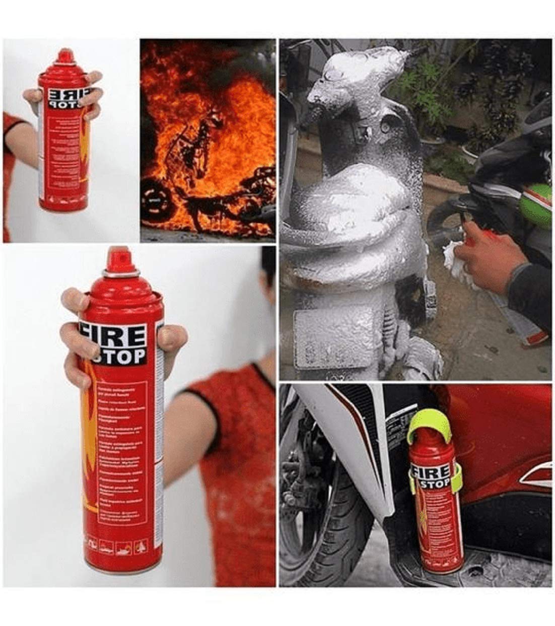 Foam Stop Fire 500ml Portable Fire Extinguisher Spray