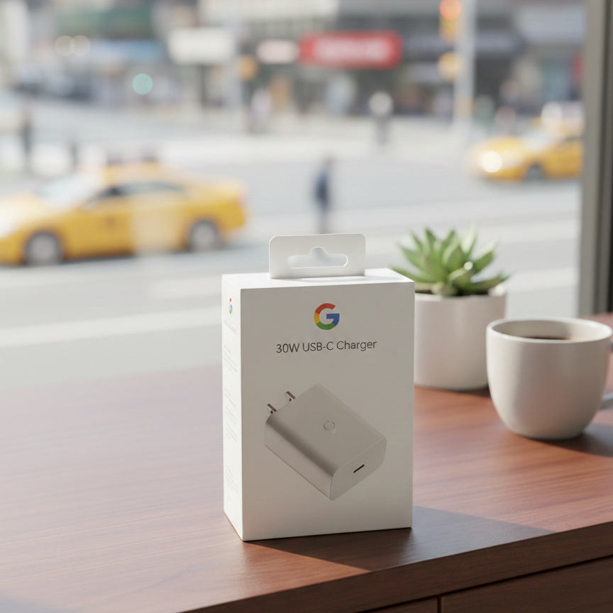 Google 30W USB-C Charger For Fast And Reliable Power Delivery(without cable)